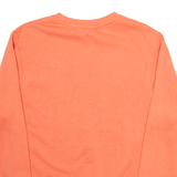 NIKE Mens Sweatshirt Orange XS