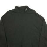 REEBOK Mens Sweatshirt Black Roll Neck M