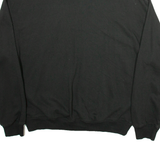 REEBOK Mens Sweatshirt Black Roll Neck M