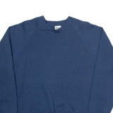 UNIVERSITY WEAR Mens Sweatshirt Blue XL