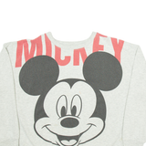 DISNEY Mickey Mouse Womens Sweatshirt Grey L
