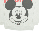 DISNEY Mickey Mouse Womens Sweatshirt Grey L