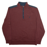 NAUTICA Mens Sweatshirt Maroon XL