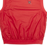 POLO RALPH LAUREN Mens Sweatshirt Red V-Neck M