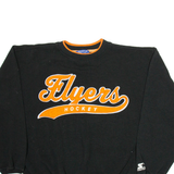 STARTER Flyers Hockey Mens Sweatshirt Black USA M