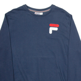 FILA Mens Sweatshirt Blue L