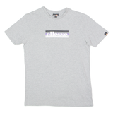 ELLESSE Mens T-Shirt Grey Crew Neck S