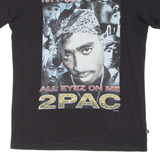 TUPAC All Eyes On Me 2pac Mens Band T-Shirt Black S