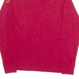 LA MARTINA Mens Polo Shirt Red Long Sleeve M