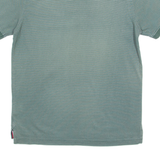 ARROW SPORT Mens Polo Shirt Green Striped S