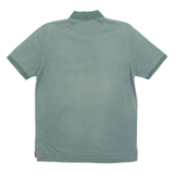 ARROW SPORT Mens Polo Shirt Green Striped S