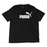 PUMA Mens T-Shirt Black XL
