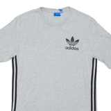 ADIDAS Womens T-Shirt Grey S