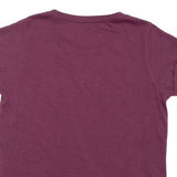 TOMMY HILFIGER Womens T-Shirt Maroon M