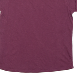 TOMMY HILFIGER Womens T-Shirt Maroon M