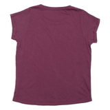TOMMY HILFIGER Womens T-Shirt Maroon M