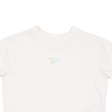REEBOK Cropped Womens T-Shirt Pink L