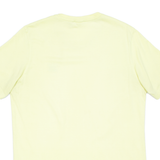 ADIDAS Mens T-Shirt Yellow M