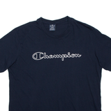 CHAMPION Mens T-Shirt Blue L