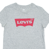 LEVI'S Womens T-Shirt Grey XS
