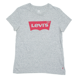LEVI'S Womens T-Shirt Grey XS