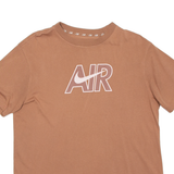 NIKE Loose Fit Womens T-Shirt Brown S