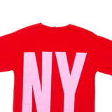 DKNY Womens T-Shirt Red S