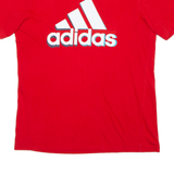 ADIDAS Mens T-Shirt Red S