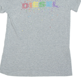 DIESEL Womens T-Shirt Grey M