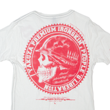 YAKUZA X IRON SKIN Womens T-Shirt White L