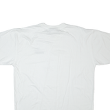 PUMA Mens T-Shirt White Roll Neck L