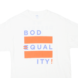 PORT AND COMPANY Bod-Equal-Ity Mens T-Shirt White L