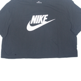 NIKE CROPPED Womens T-Shirt Black M