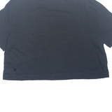 NIKE CROPPED Womens T-Shirt Black M