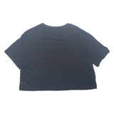 NIKE CROPPED Womens T-Shirt Black M