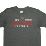 NFL South Falcons Mens T-Shirt Grey USA L