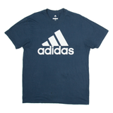 ADIDAS Mens T-Shirt Blue L