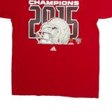 ADIDAS NFl Champions Mens T-Shirt Red USA L