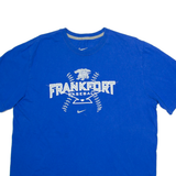 NIKE Frankfort Baseball Mens T-Shirt Blue USA XL