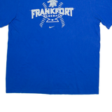 NIKE Frankfort Baseball Mens T-Shirt Blue USA XL