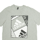 ADIDAS Mens T-Shirt Grey L