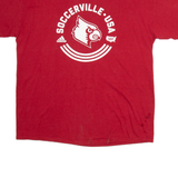 ADIDAS Louisville Cardinals Mens T-Shirt Red USA L