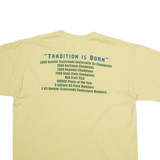NIKE Westfield Baseball Mens T-Shirt Yellow USA L