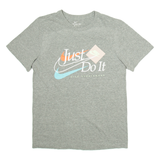 NIKE Womens T-Shirt Grey S