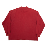 LEE San Francisco 49ers Mens T-Shirt Red Long Sleeve USA Roll Neck XL