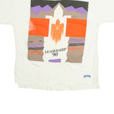 SOFTWEAR Single Stitch 90s Mens T-Shirt White M