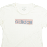 ADIDAS Womens T-Shirt White L