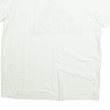 ADIDAS Mens T-Shirt White L