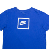 NIKE Mens T-Shirt Blue L