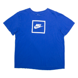 NIKE Mens T-Shirt Blue L